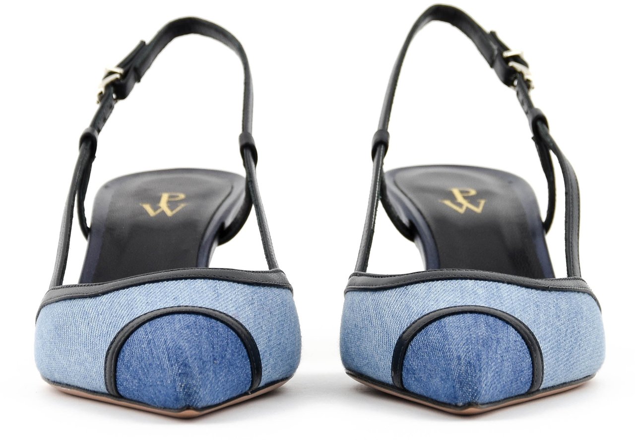Paul Warmer Odine Slingback Jeans Blauw