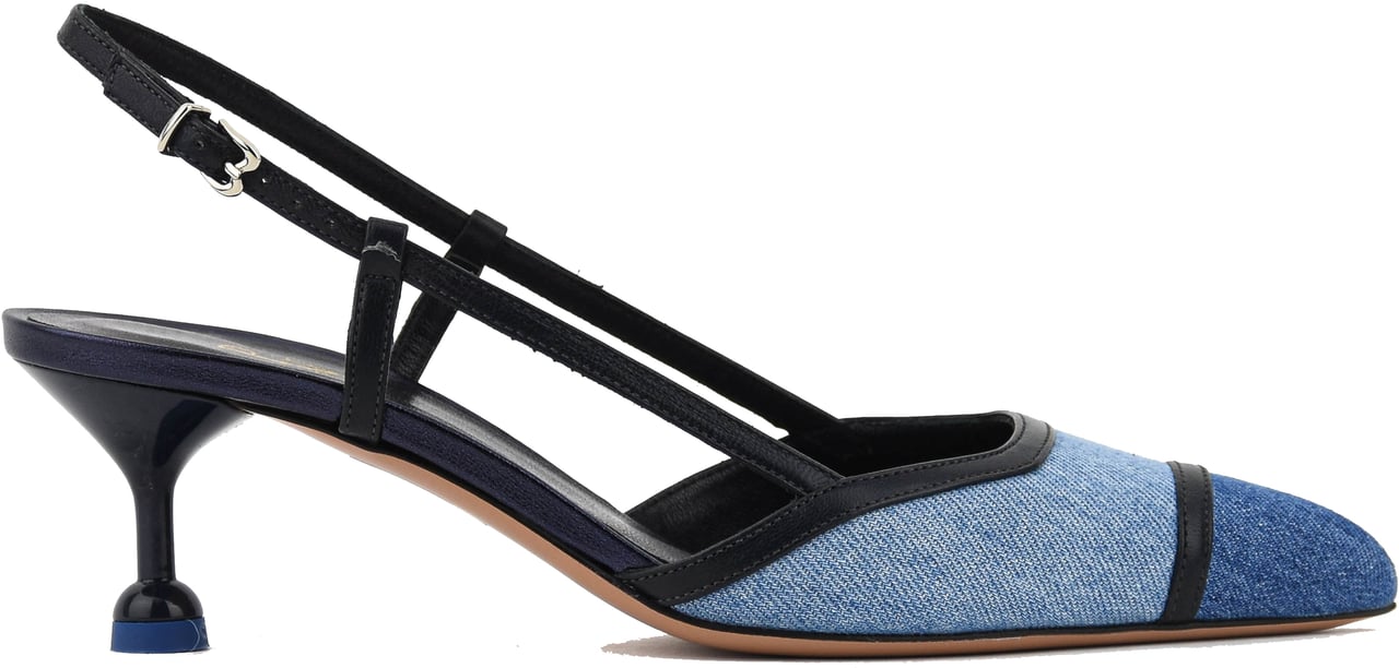 Paul Warmer Odine Slingback Jeans Blauw
