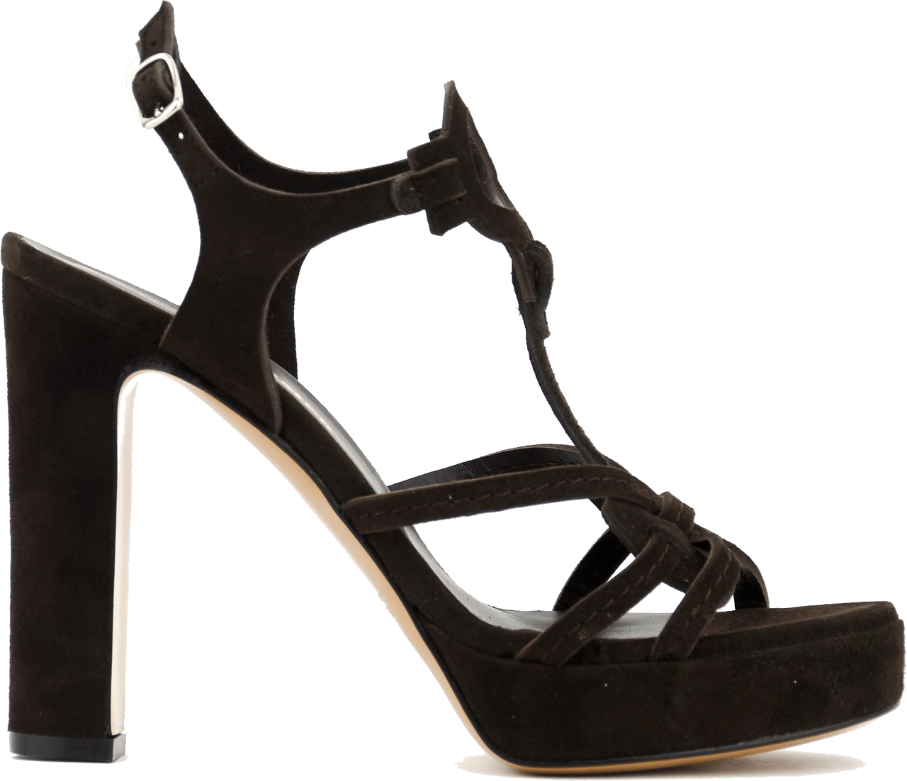 Paul Warmer Paris Sandal Brown Suede Bruin