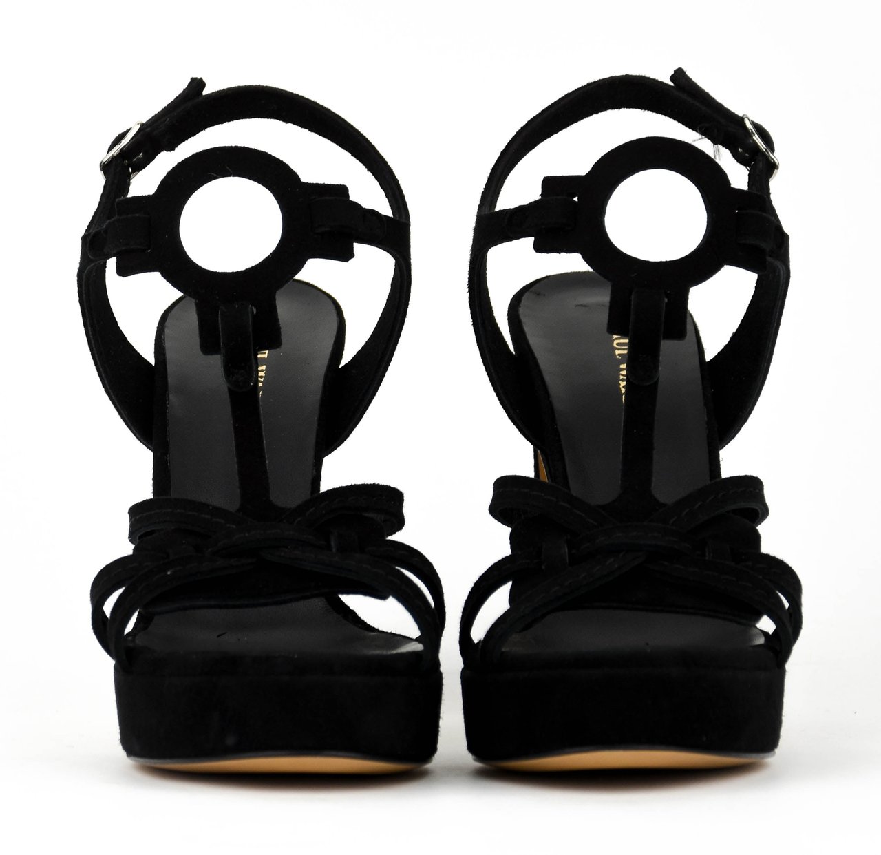 Paul Warmer Paris Sandal Black Suede Zwart