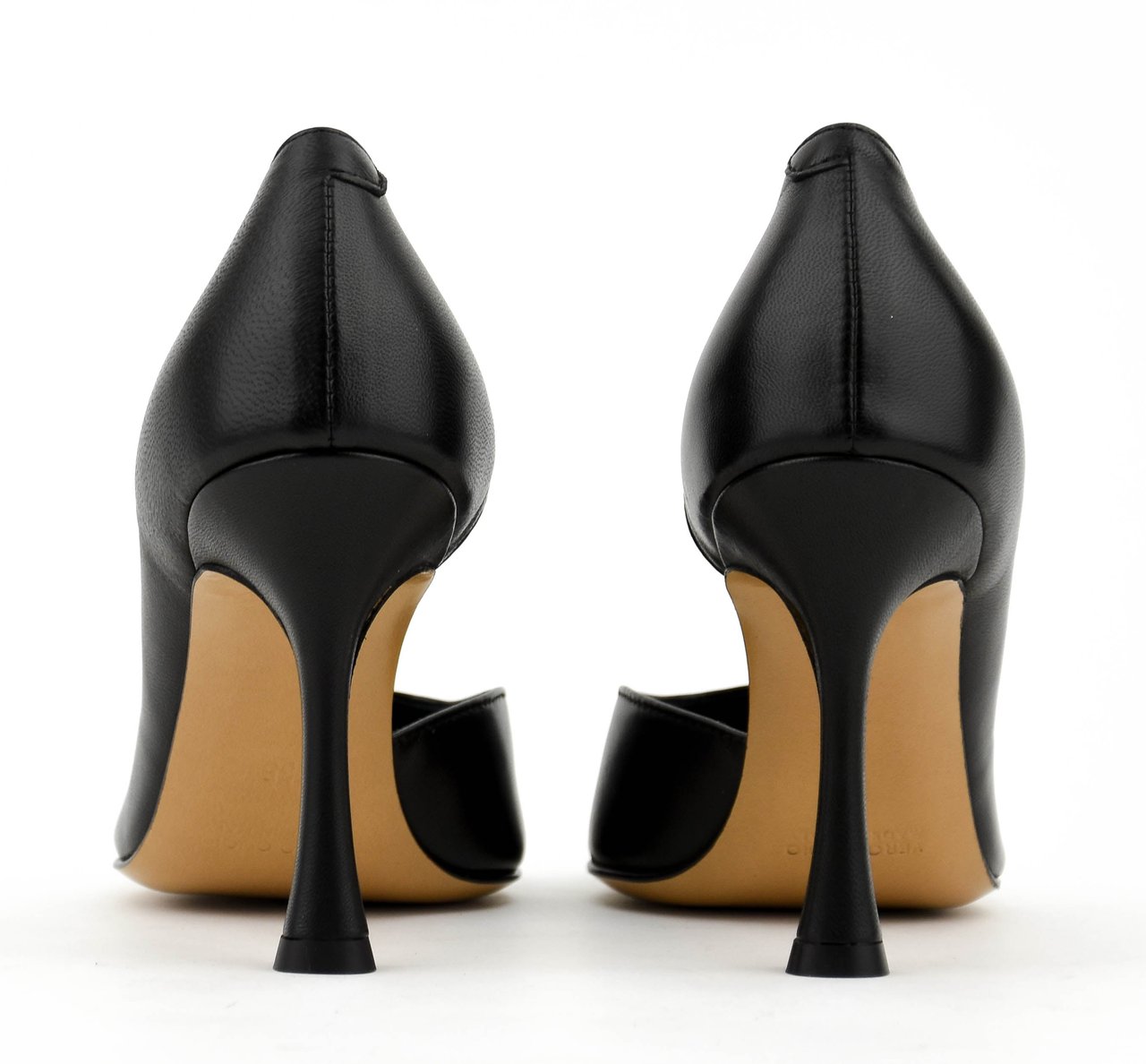 Paul Warmer D'orsay Pump Nappa Black Zwart