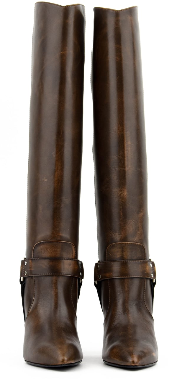 Paul Warmer Arizona Long Boot Vintage Brown Bruin