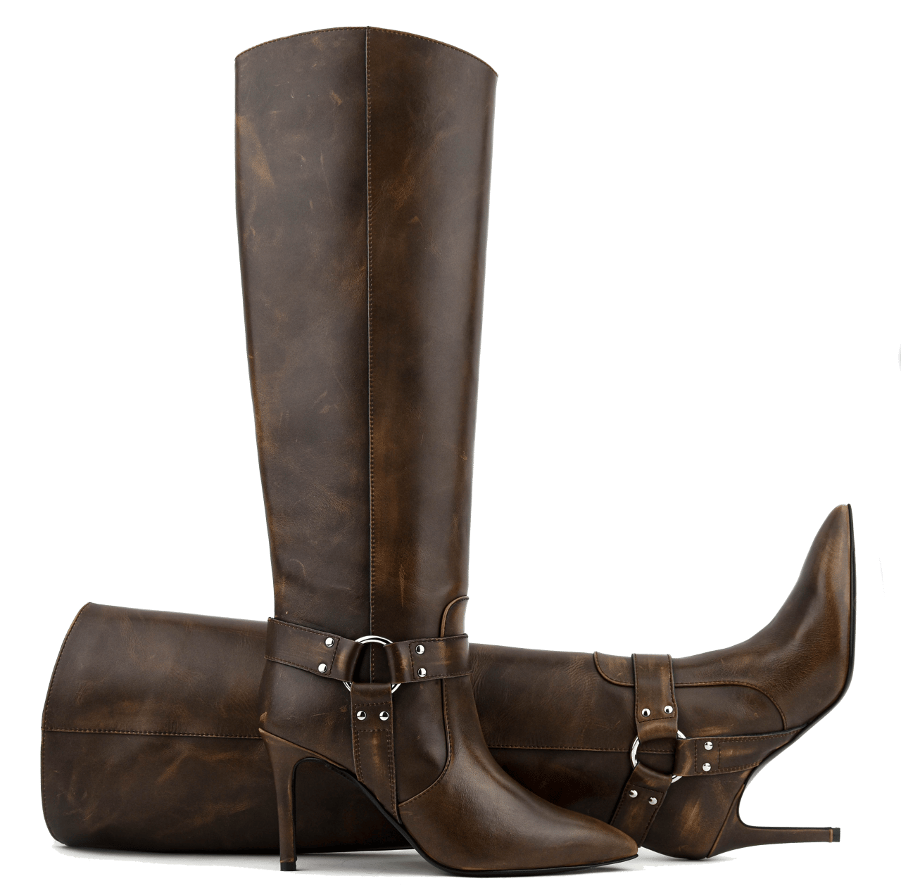 Paul Warmer Arizona Long Boot Vintage Brown Bruin