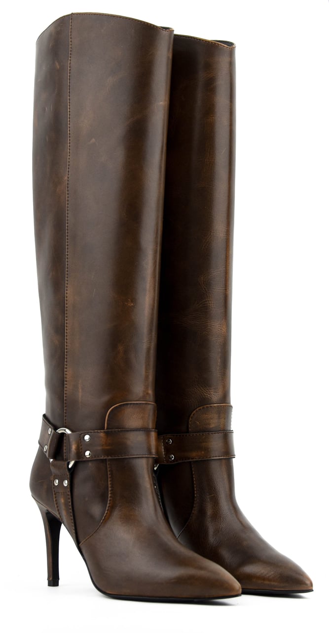 Paul Warmer Arizona Long Boot Vintage Brown Bruin