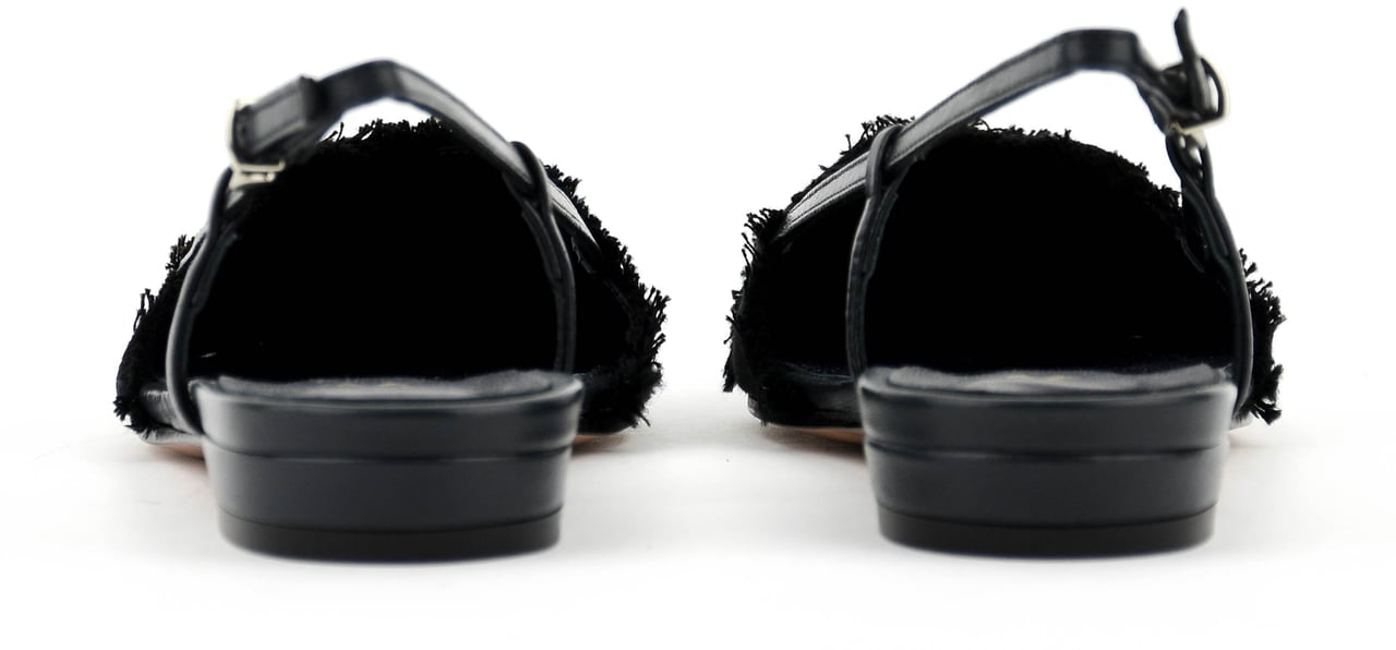 Paul Warmer Iris Flat Sling Ballerina Blue Blauw