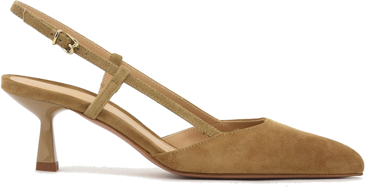 Paul Warmer Shii Pump Slingback 50 Sand Beige
