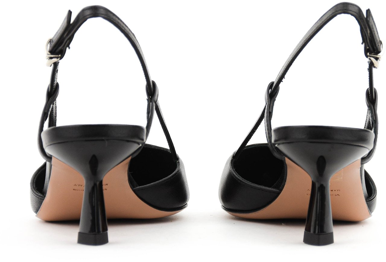 Paul Warmer Shii Pump Slingback 50 Black Zwart