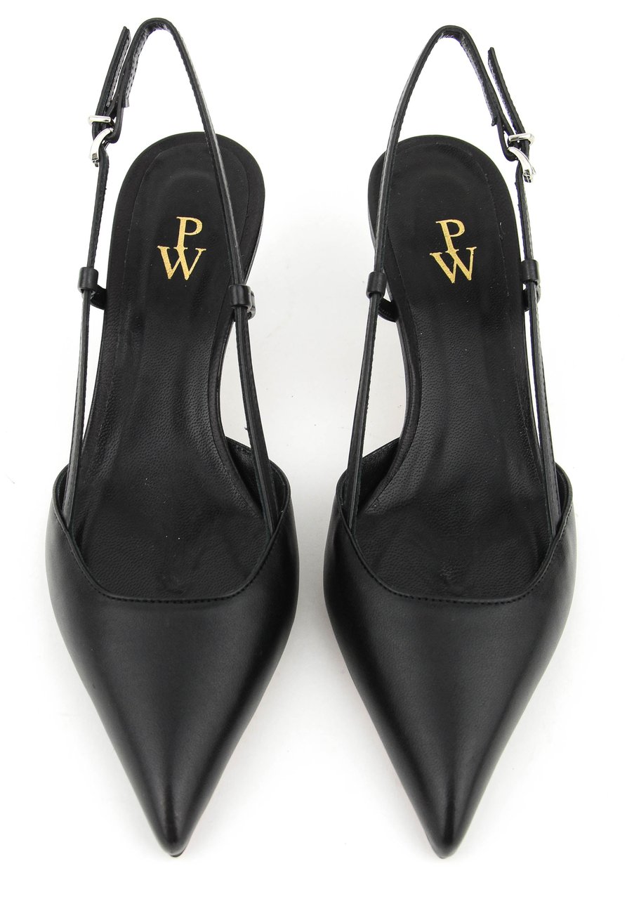 Paul Warmer Shii Pump Slingback 50 Black Zwart
