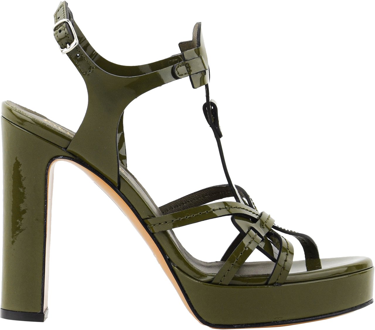 Paul Warmer Paris Sandals Kaki Groen