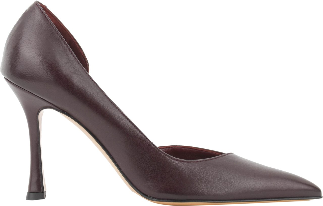 Paul Warmer D'orsay Pump Nappa Burgundy Rood