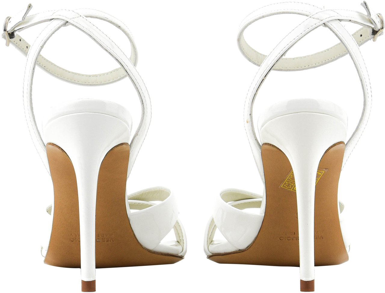 Paul Warmer Anna Sandal White Patent Wit