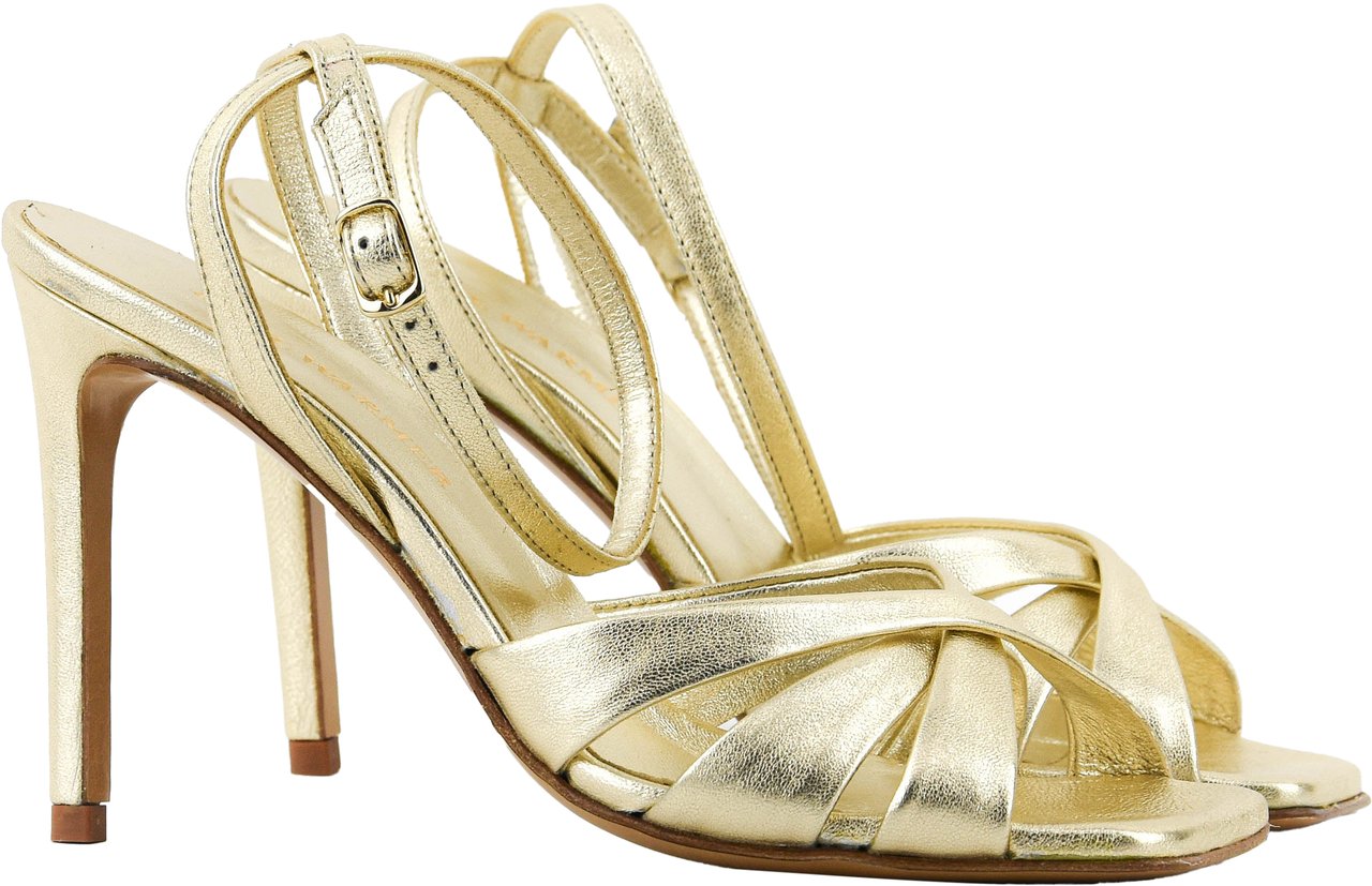 Paul Warmer Anna Sandal Platinum Goud