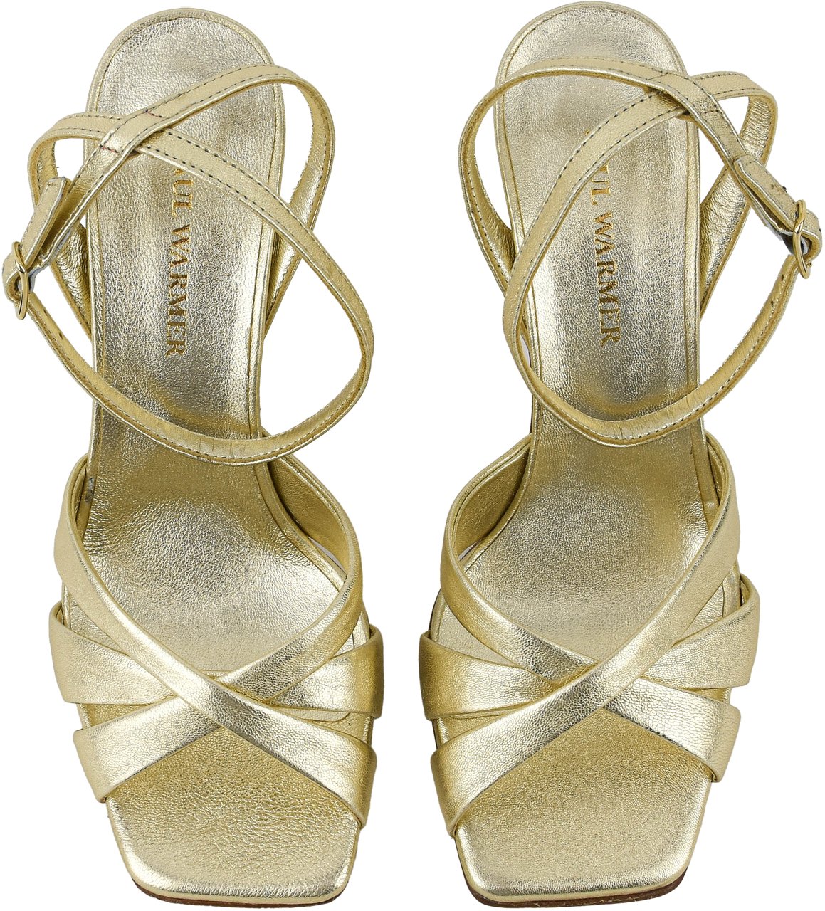Paul Warmer Anna Sandal Platinum Goud