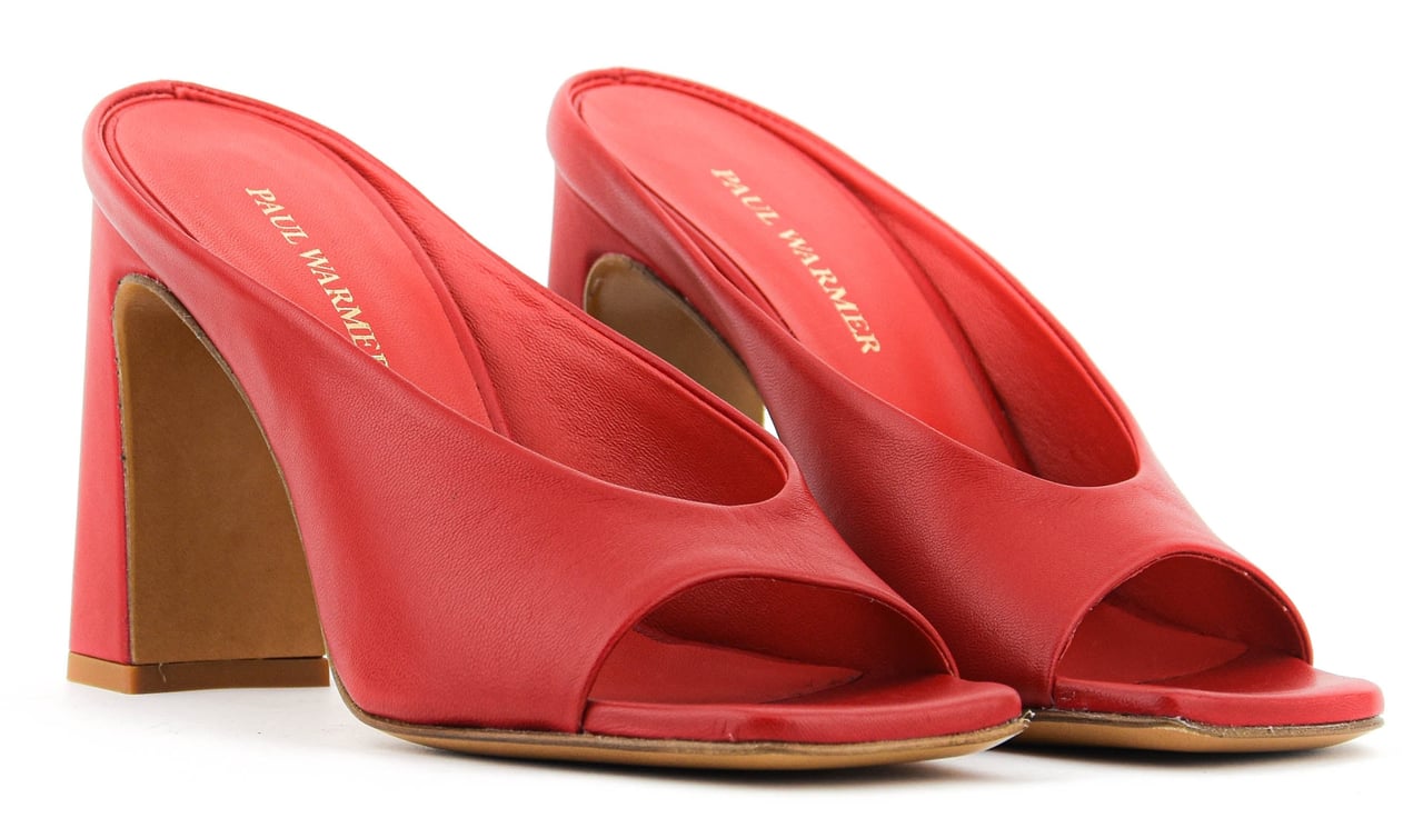 Paul Warmer Paulwarmer Livia Mule Red 95 Rood