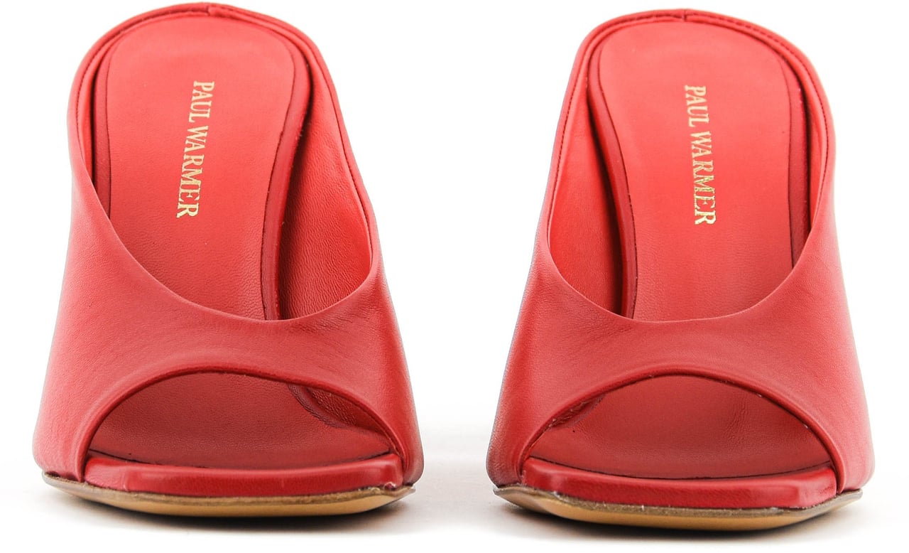 Paul Warmer Paulwarmer Livia Mule Red 95 Rood