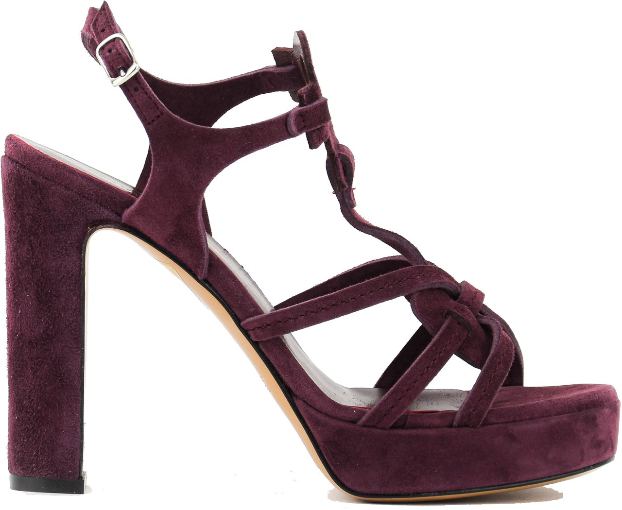 Paul Warmer Paulwarmer Paris Sandal Bordeaux Rood