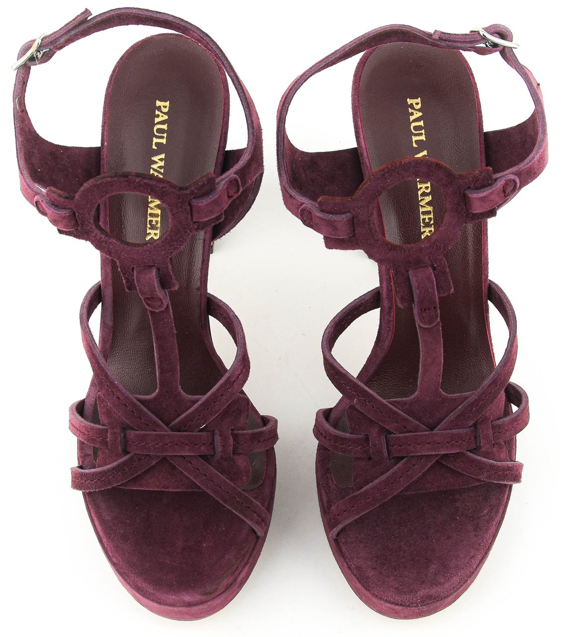 Paul Warmer Paulwarmer Paris Sandal Bordeaux Rood
