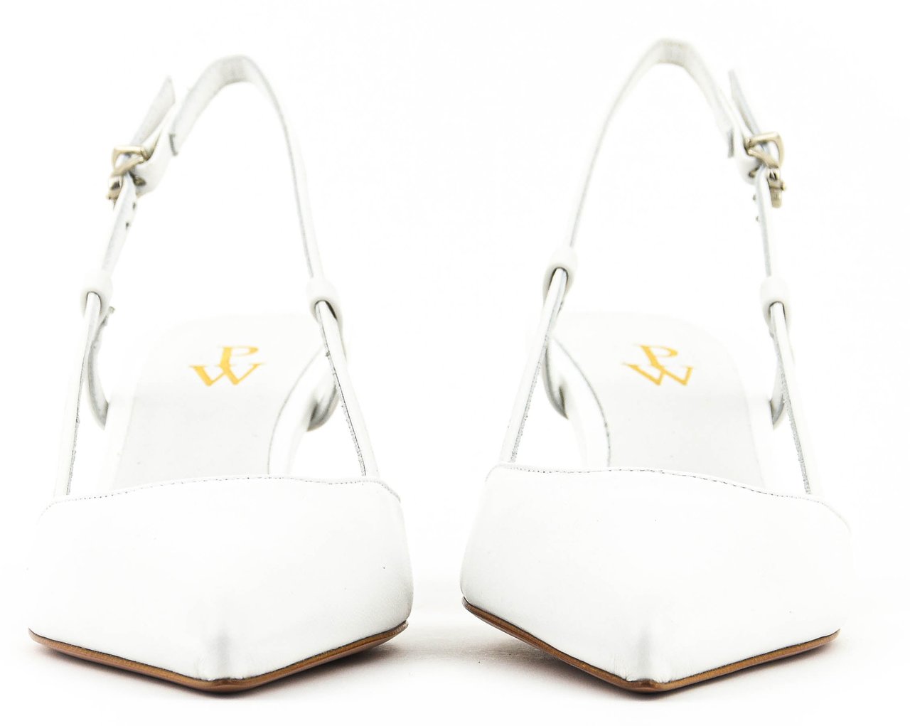 Paul Warmer Shii Pump Slingback 50 Bianco Wit