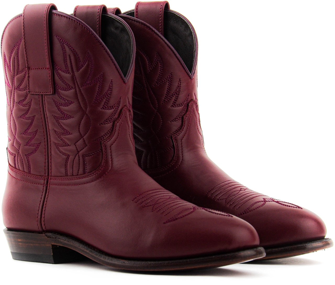 Paul Warmer Kansas Boot Western Burgundy Rood