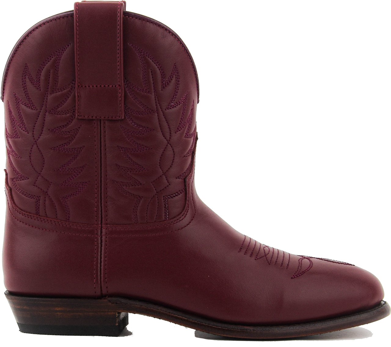 Paul Warmer Kansas Boot Western Burgundy Rood