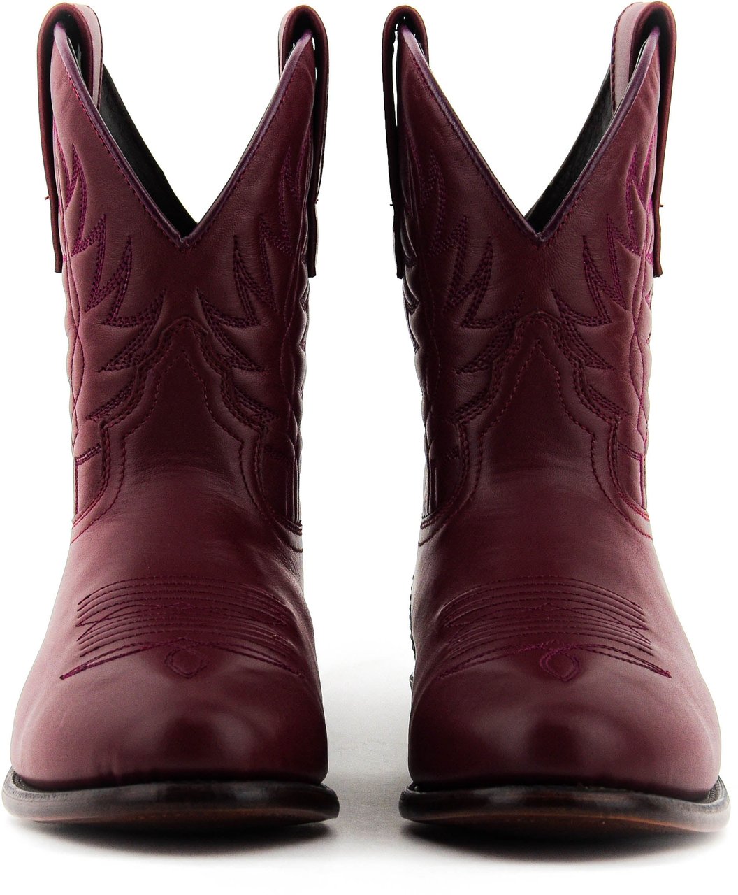 Paul Warmer Kansas Boot Western Burgundy Rood
