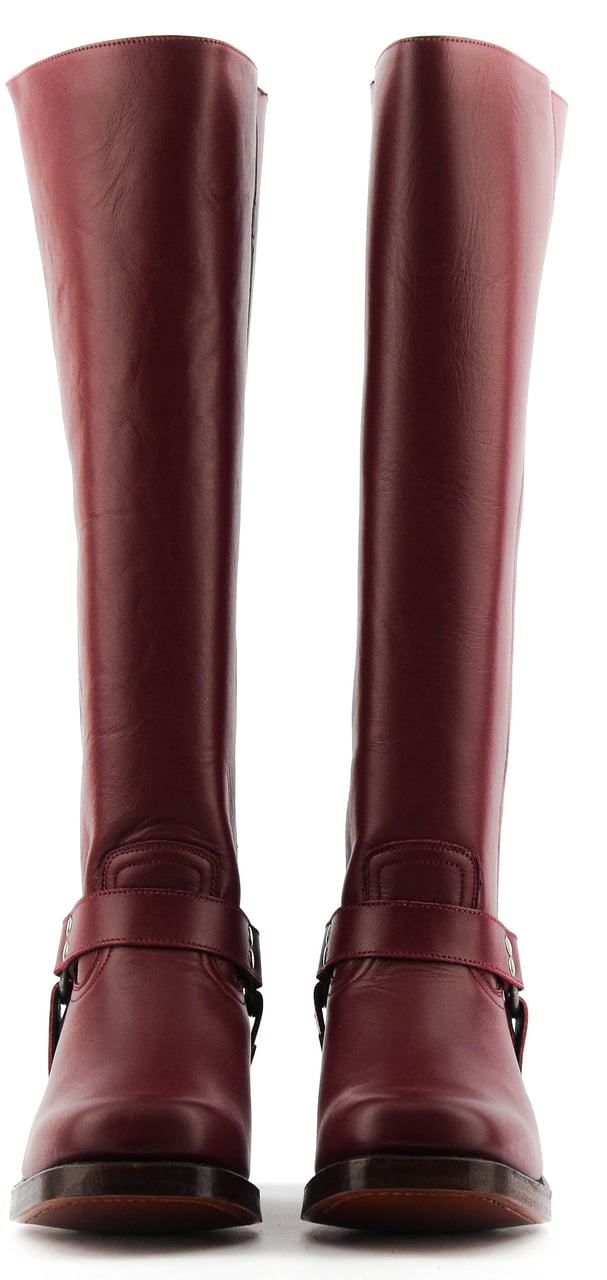 Paul Warmer Iconic Biker Boot Bordo Rood