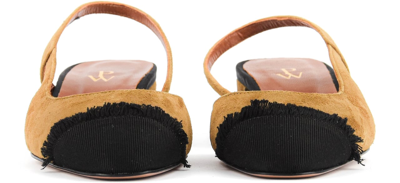 Paul Warmer Loulou Slingback Camel Beige