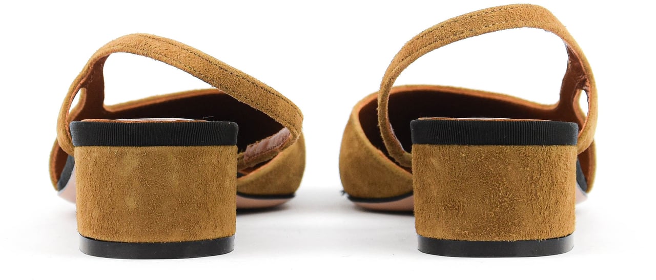 Paul Warmer Loulou Slingback Camel Beige