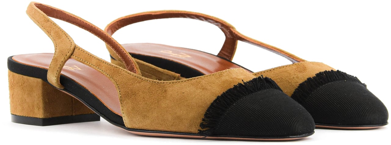 Paul Warmer Loulou Slingback Camel Beige