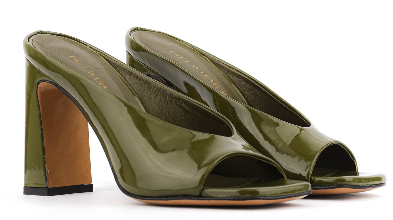 Paul Warmer Paulwarmer Livia Mule Moss Groen