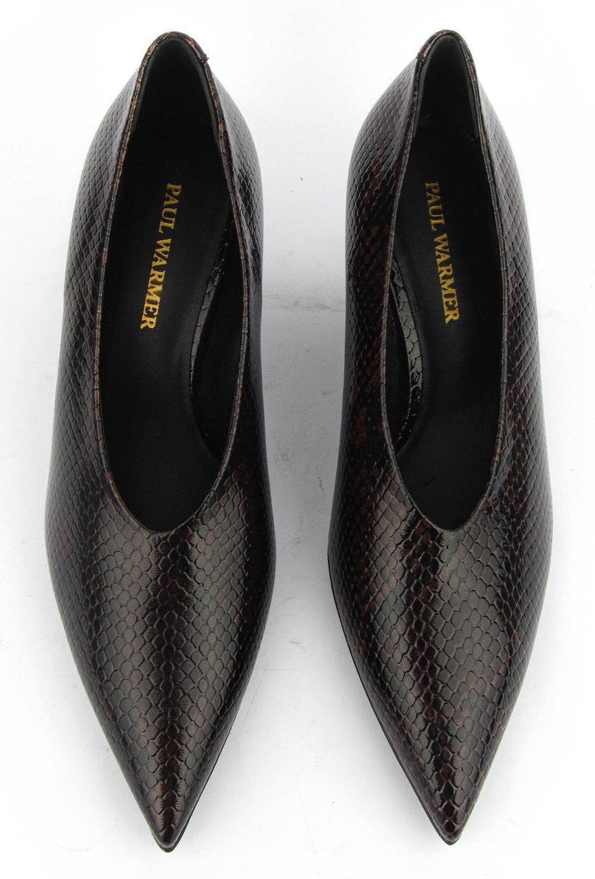 Paul Warmer Voltaire Pump Ebony Cobra Bruin