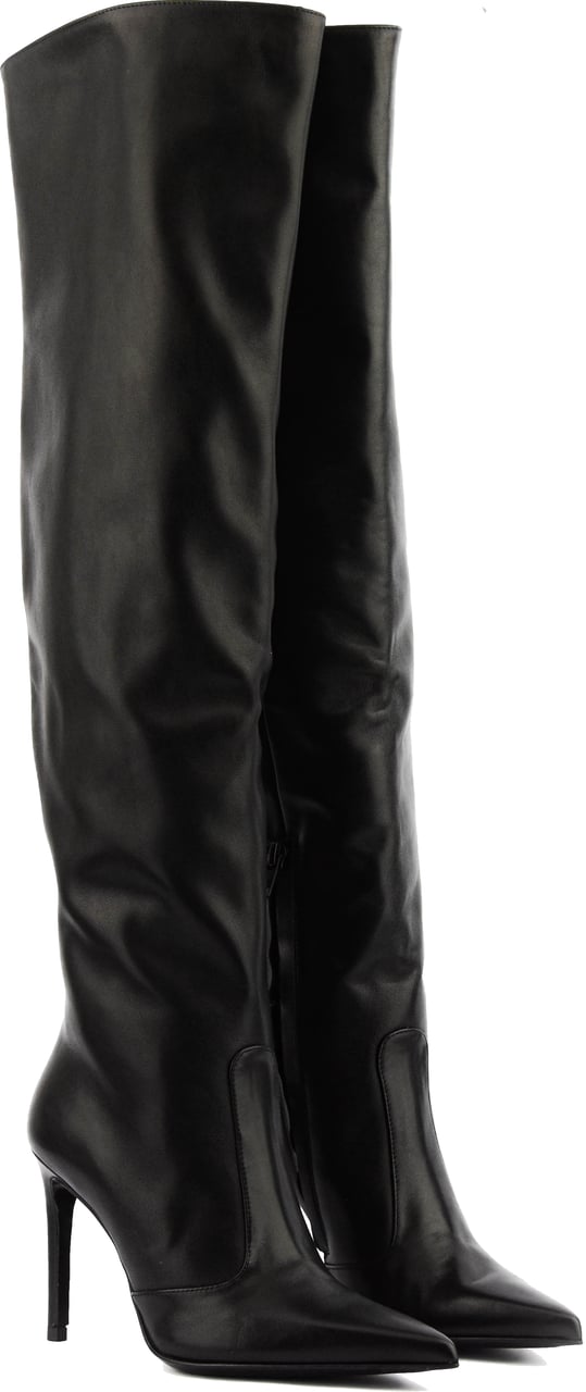 Paul Warmer Patrice Overknee 90 Zwart