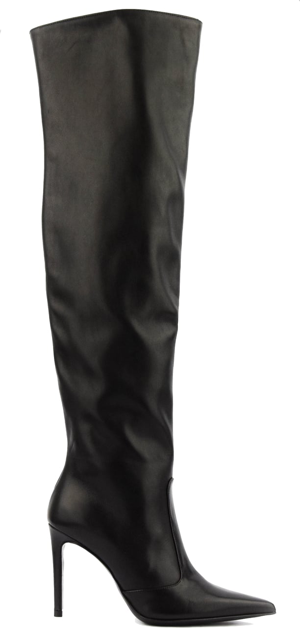 Paul Warmer Patrice Overknee 90 Zwart