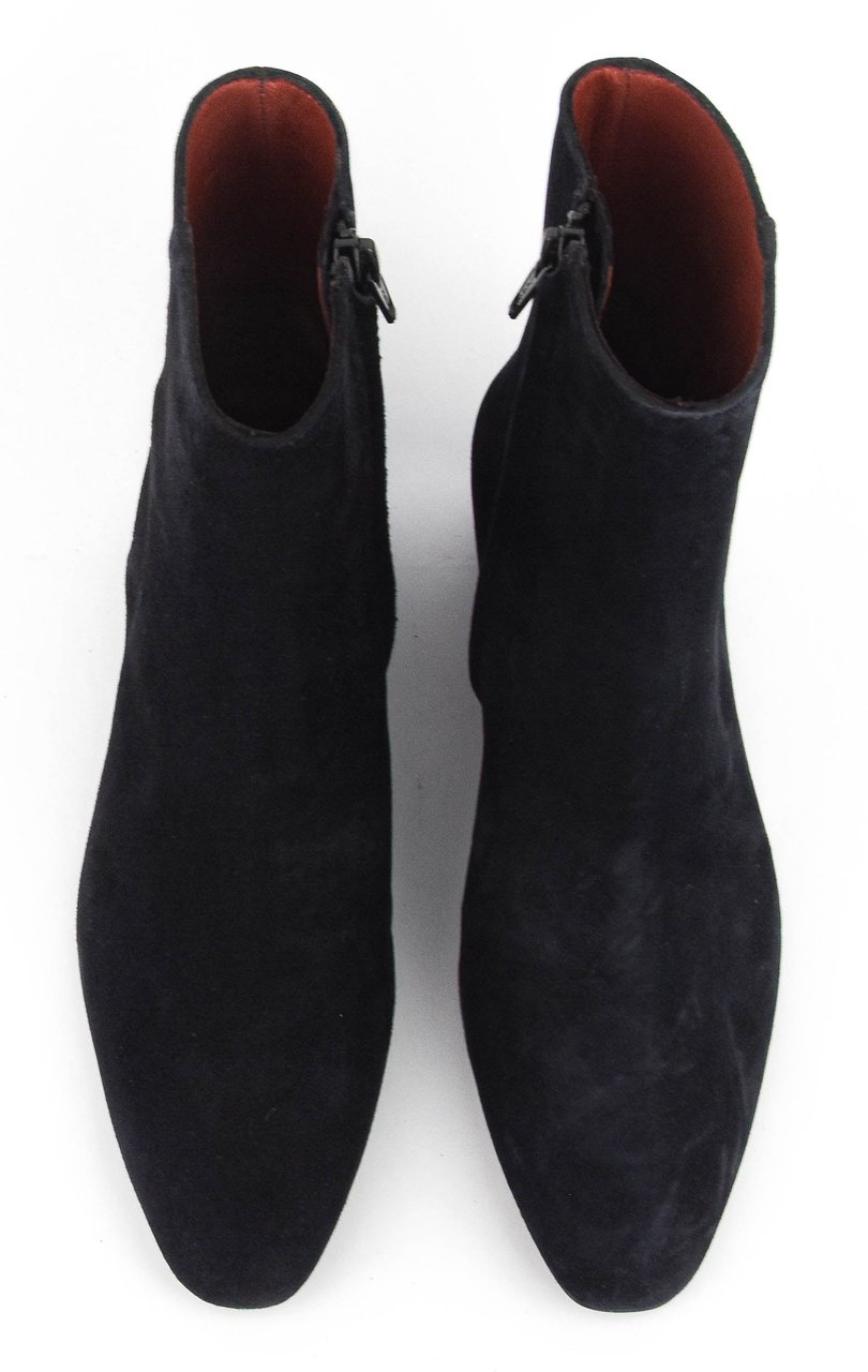 Paul Warmer Kaoris Dark Blue Suede Blauw