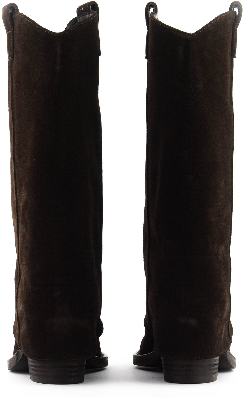 Paul Warmer Hooded Bootie Brown Suede Bruin