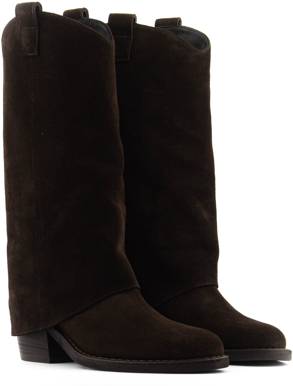 Paul Warmer Hooded Bootie Brown Suede Bruin