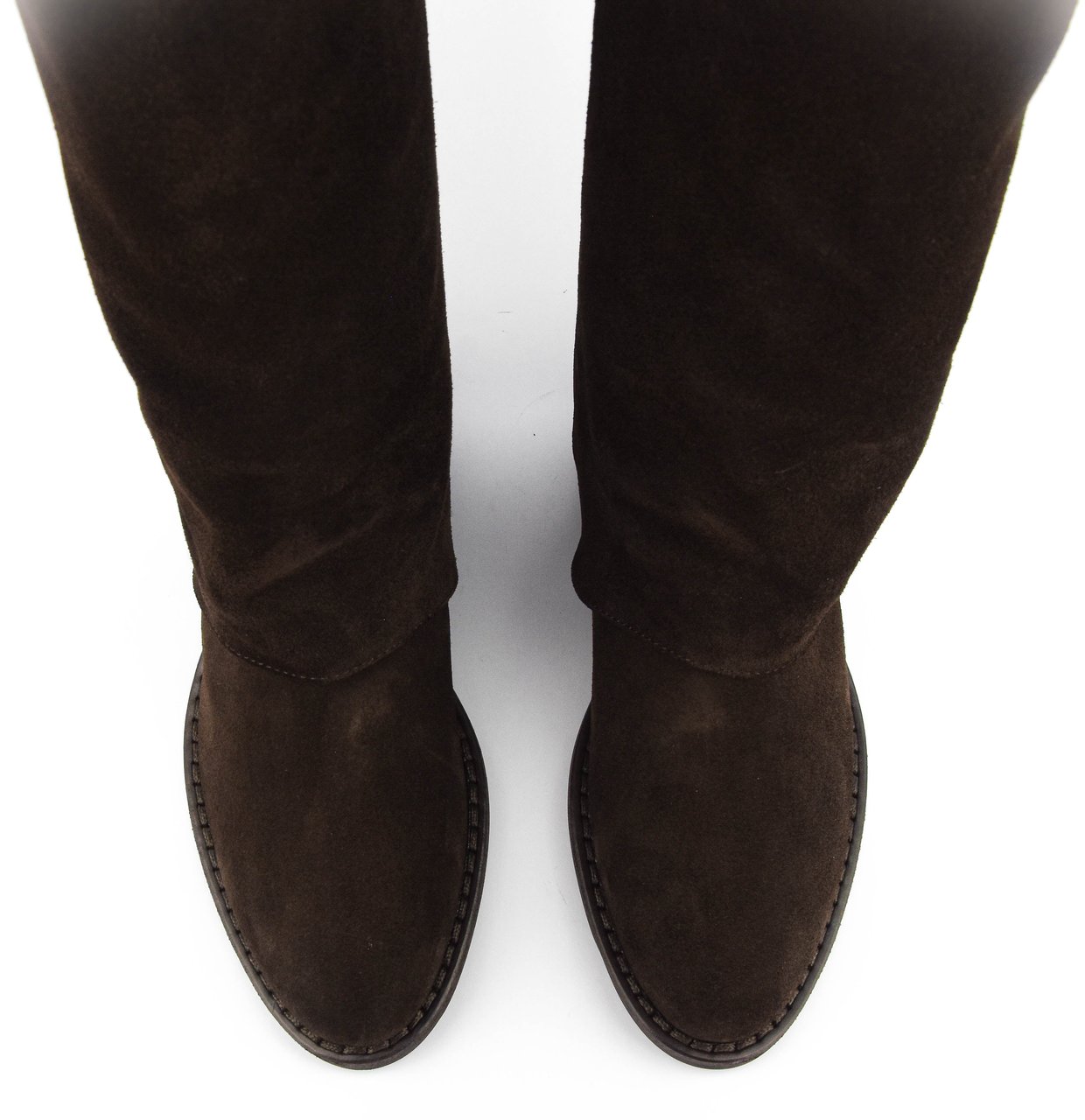 Paul Warmer Hooded Bootie Brown Suede Bruin
