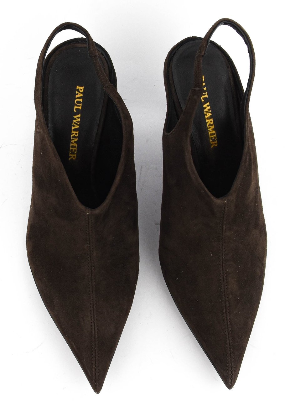 Paul Warmer Viona Slingback Pump Brown 70 Bruin