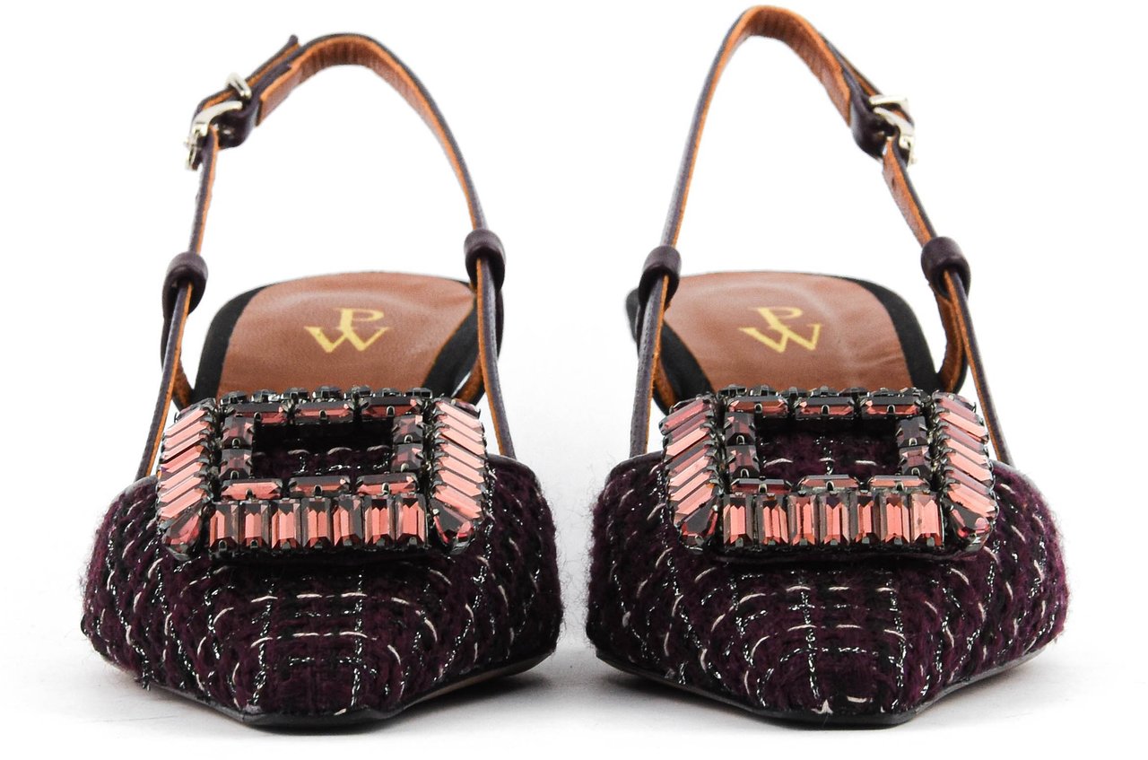 Paul Warmer Loulou Square Boucle Bordo Rood