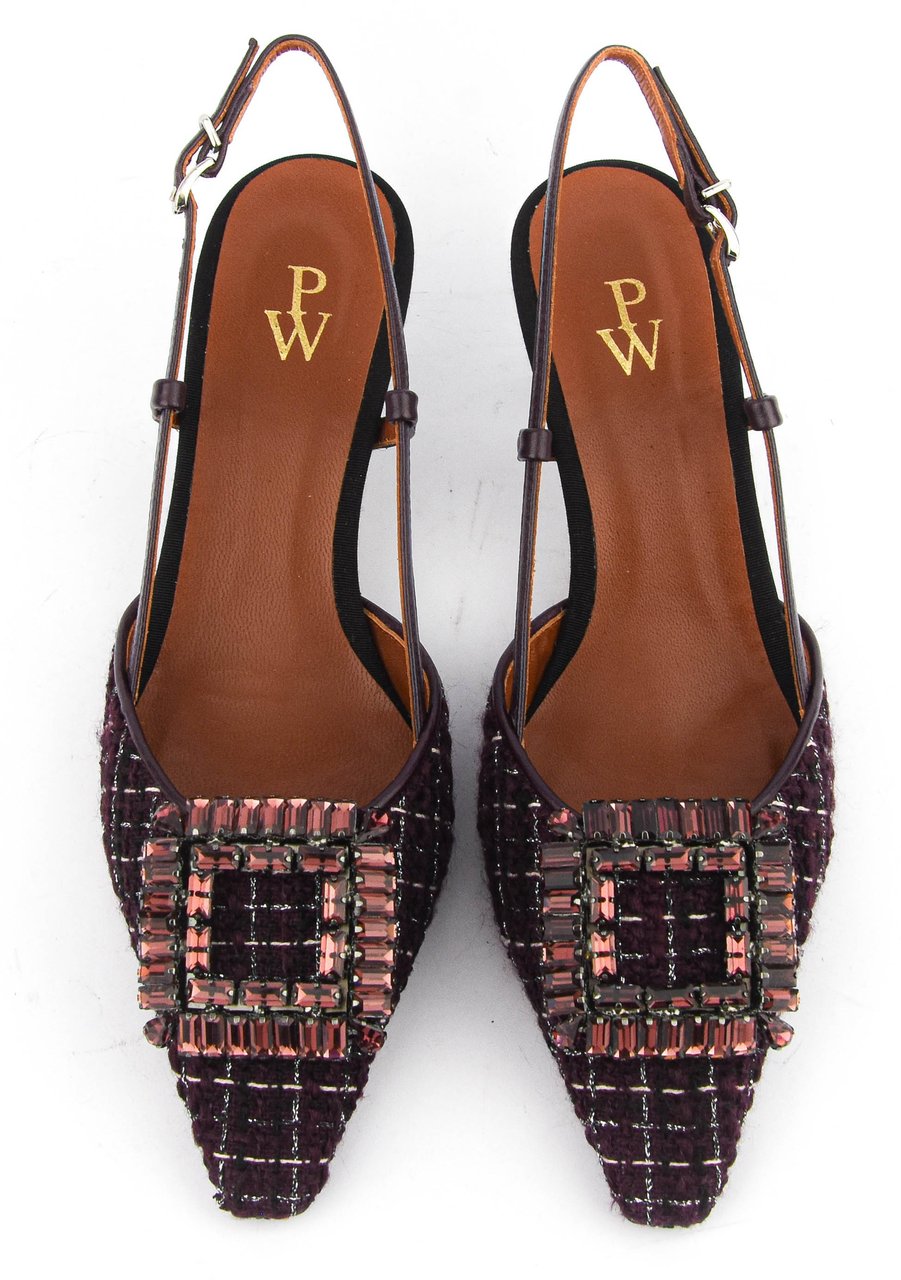 Paul Warmer Loulou Square Boucle Bordo Rood