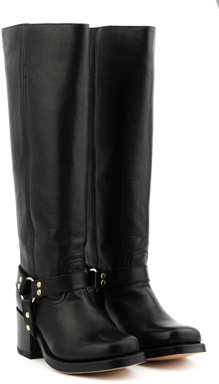 Paul Warmer Iconic Biker Boot Black Zwart