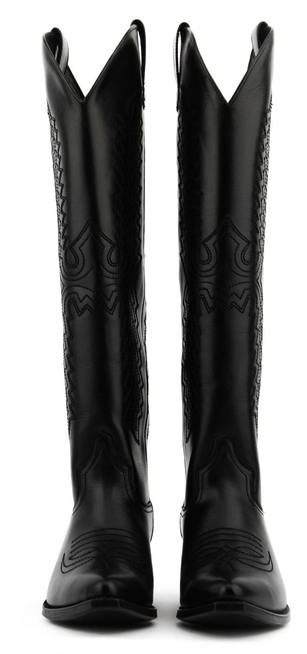 Paul Warmer Iconic Western Boot Black Zwart