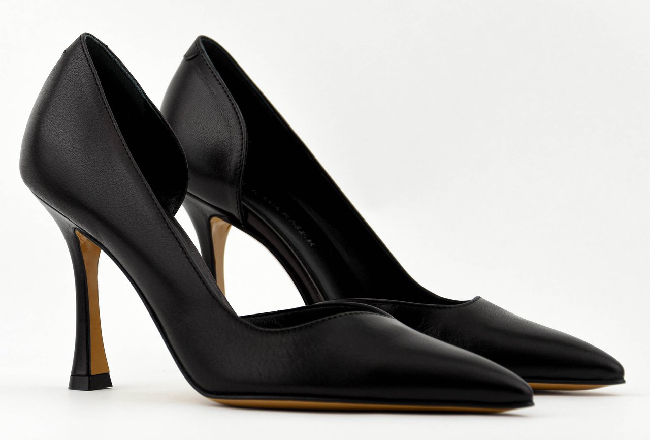 Paul Warmer D'orsay Pump Black 90 Zwart