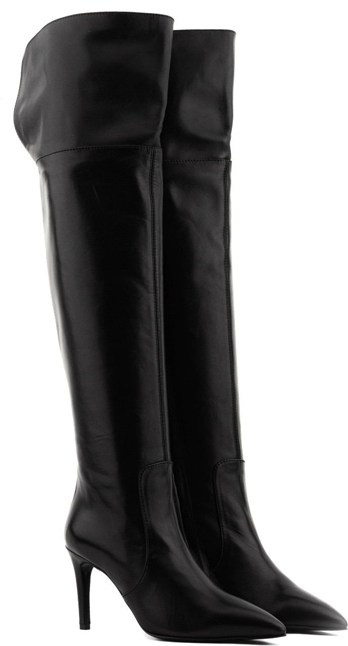 Paul Warmer Kate Overknee Black 90 Zwart