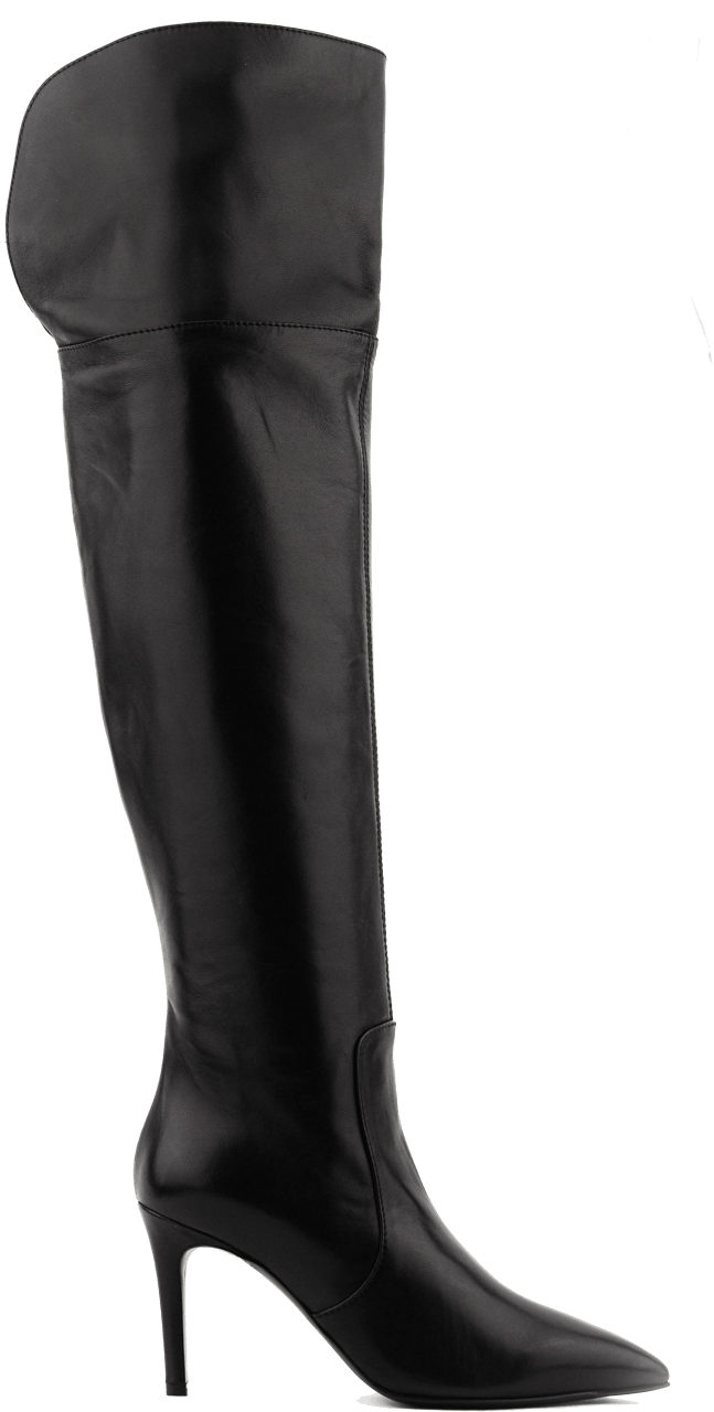 Paul Warmer Kate Overknee Black 90 Zwart