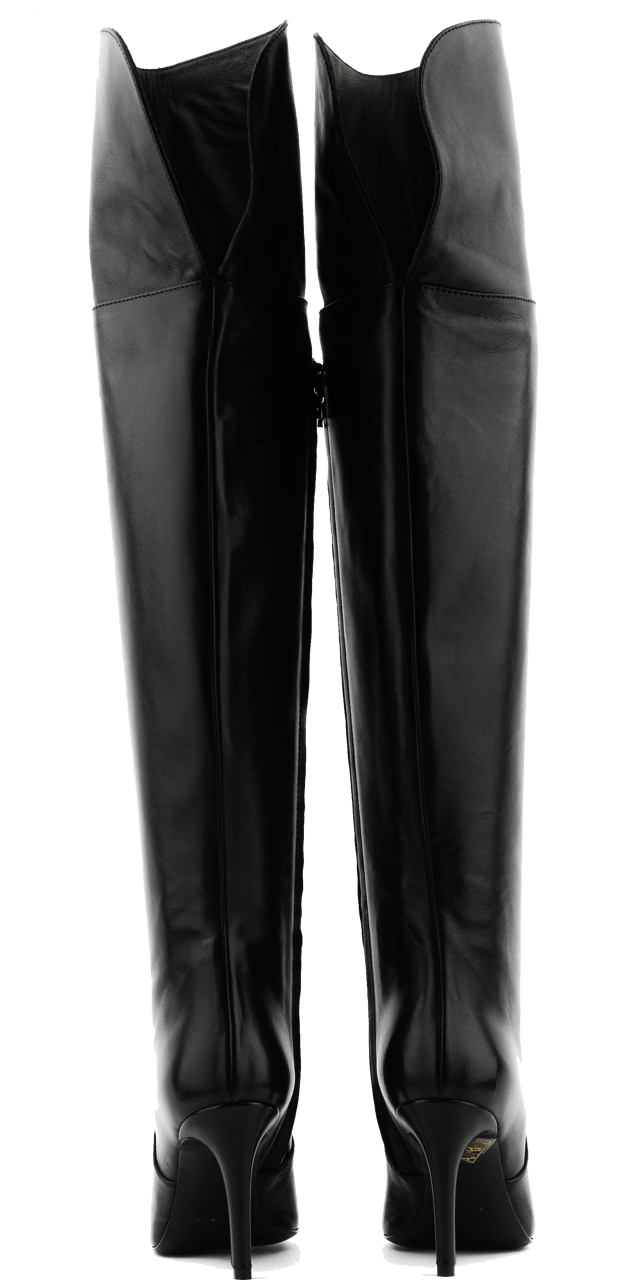 Paul Warmer Kate Overknee Black 90 Zwart