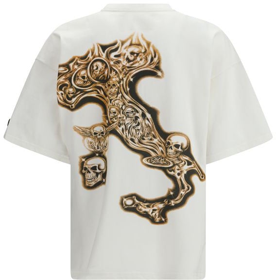 PDF di Domenico Formichetti PDF Channel Beige Cotton T-Shirt Beige