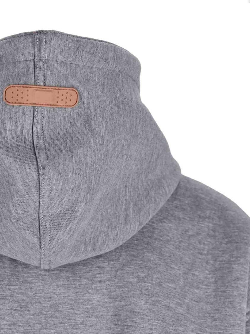 PDF di Domenico Formichetti Logo Hooded Cardigan – Grey Grijs