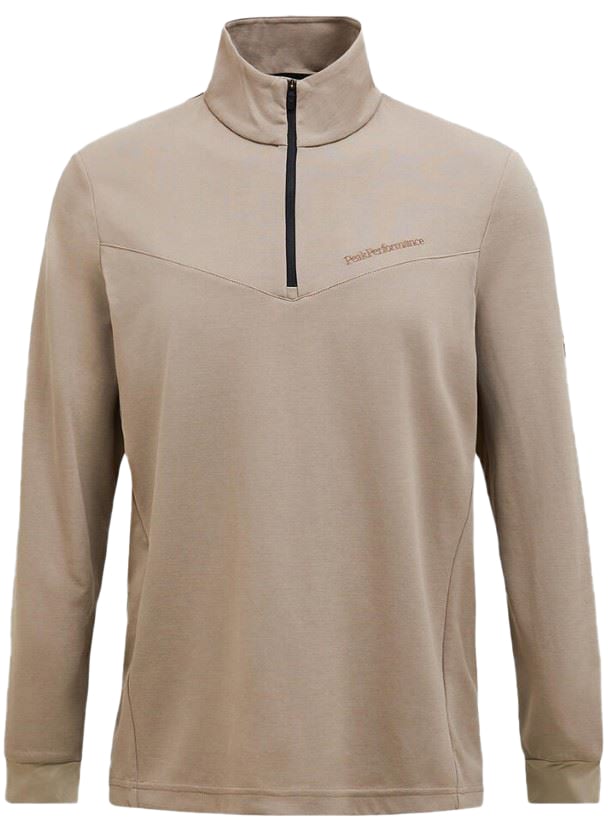 Peak Performance Chase Half Zip Trui Beige