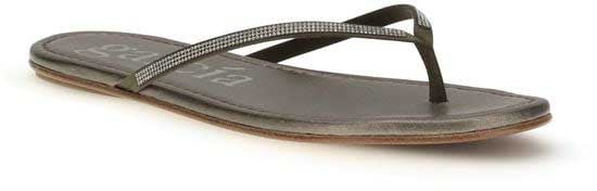 Pedro Garcia Pedro García Bicolor Crystals Flat Sandals Divers